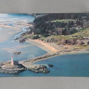 Vintage Postcard - Parks Canada Fort Rodd Esquimalt Harbor - Parks Canada
